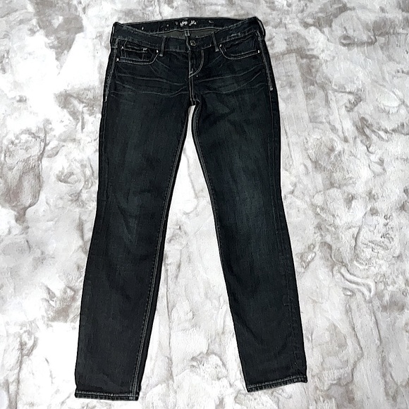 Express Mid-Rise Dark Wash Skinny Jeans, Women’s Size 2S. - Picture 2 of 7